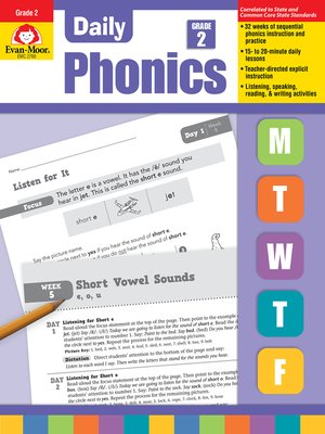 cover image of Daily Phonics, Grade 2